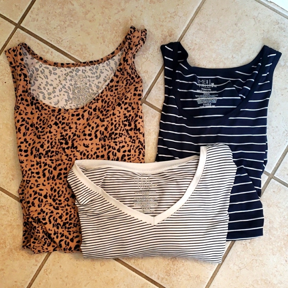 Lot of 3 Maternity Tops